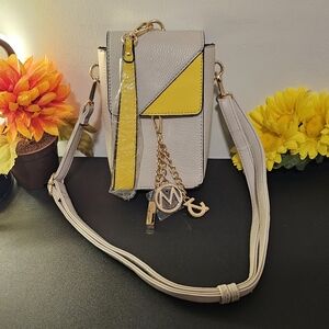 New - MKF Collection By Mia K. Hannah Crossbody & Wristlet Handbag